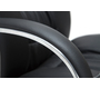 Fauteuil de bureau / direction en cuir noir Donatello
