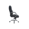Fauteuil de bureau / direction en cuir noir Donatello