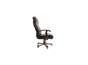 Fauteuil de bureau / direction en cuir noir Monalisa