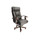 Fauteuil de bureau / direction en cuir noir Monalisa
