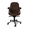 Fauteuil de bureau ENZO - coloris chocolat image pub1