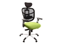 Fauteuil de bureau ergonomique anis et violet UP TO YOU