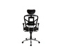 Fauteuil de bureau ergonomique gris anthracite et blanc UP TO YOU