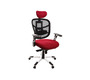 Fauteuil de bureau ergonomique noir et rouge option porte-manteau UP TO YOU