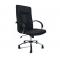 Fauteuil de bureau LEONARDO noir - cuir