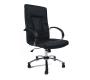 Fauteuil de bureau LEONARDO noir - cuir