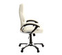 Fauteuil de bureau pliable cr&egrave;me GALLIEN