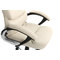 Fauteuil de bureau pliable cr&egrave;me GALLIEN