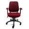 Fauteuil de bureau Tissu Maille Bordeaux Leni V1