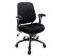 Fauteuil de bureau Tissu Maille Noir Leni V1