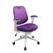 Fauteuil de bureau Tissu Maille Violet Leni V2
