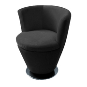 Fauteuil de salon moderne COOPER noir  image pub1