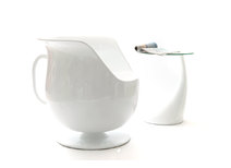 Fauteuil design blanc CUP