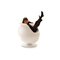Fauteuil design blanc CUP