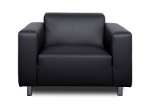 Fauteuil design noir CAPRI