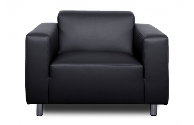 Fauteuil design noir CAPRI
