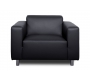 Fauteuil design noir CAPRI