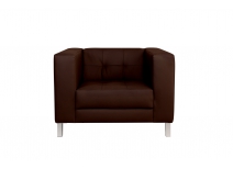 Fauteuil design noir LINCOLN