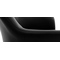 Fauteuil design noir TORY