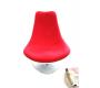Fauteuil design rouge et blanc TALY
