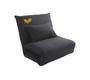 Fauteuil enfant convertible noir ROCK