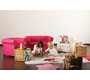 Fauteuil enfant framboise  -  BABY CHESTERFIELD