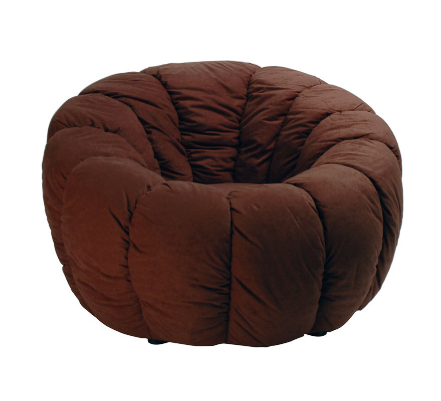 Fauteuil flower coloris Marron image 1