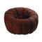Fauteuil flower coloris Marron image pub1