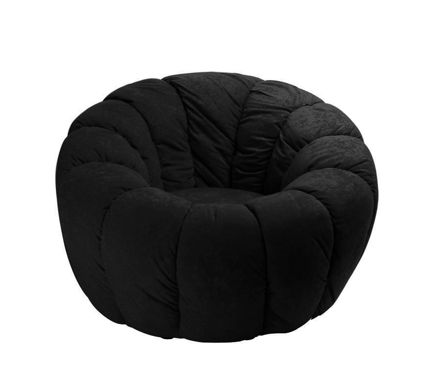 Fauteuil Flower coloris noir