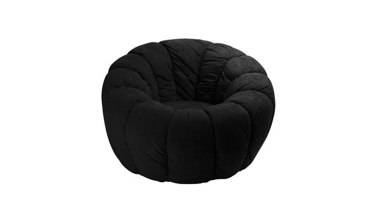 Fauteuil Flower coloris noir image 1