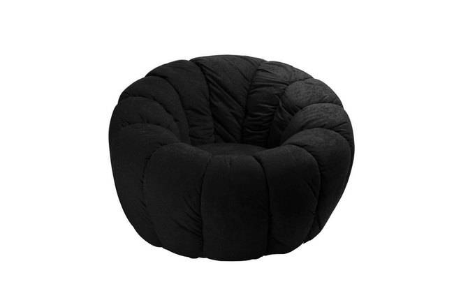 Fauteuil Flower coloris noir
