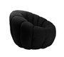Fauteuil Flower coloris noir