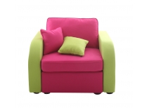 Fauteuil moderne rose & anis UP TO YOU