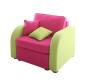 Fauteuil moderne rose & anis UP TO YOU