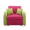 Fauteuil moderne rose & anis UP TO YOU