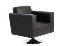 Fauteuil noir pivotant contemporain Boston