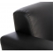 Fauteuil noir pivotant contemporain Boston