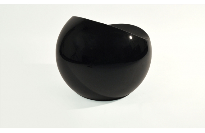 Fauteuil / pouf design noir COMFY BALL