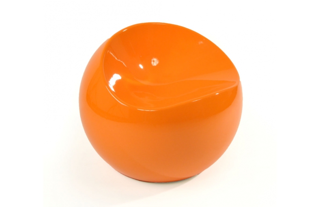 Fauteuil / pouf design orange COMFY BALL