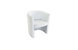 Fauteuil PRETTY blanc image 1