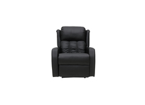 Fauteuil relax &eacute;lectrique massant noir GALLER