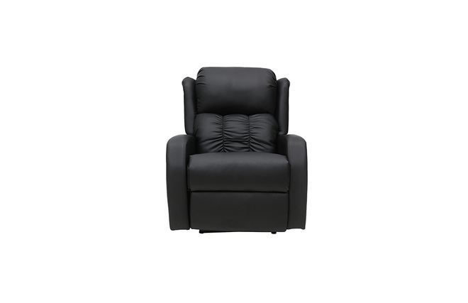 Fauteuil relax &eacute;lectrique massant noir GALLER