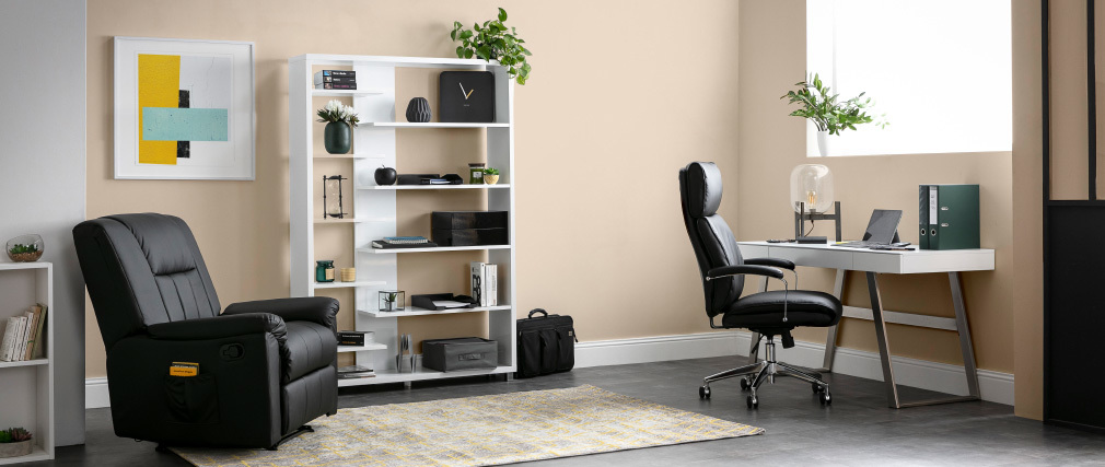 Fauteuil relax manuel ivoire Joey