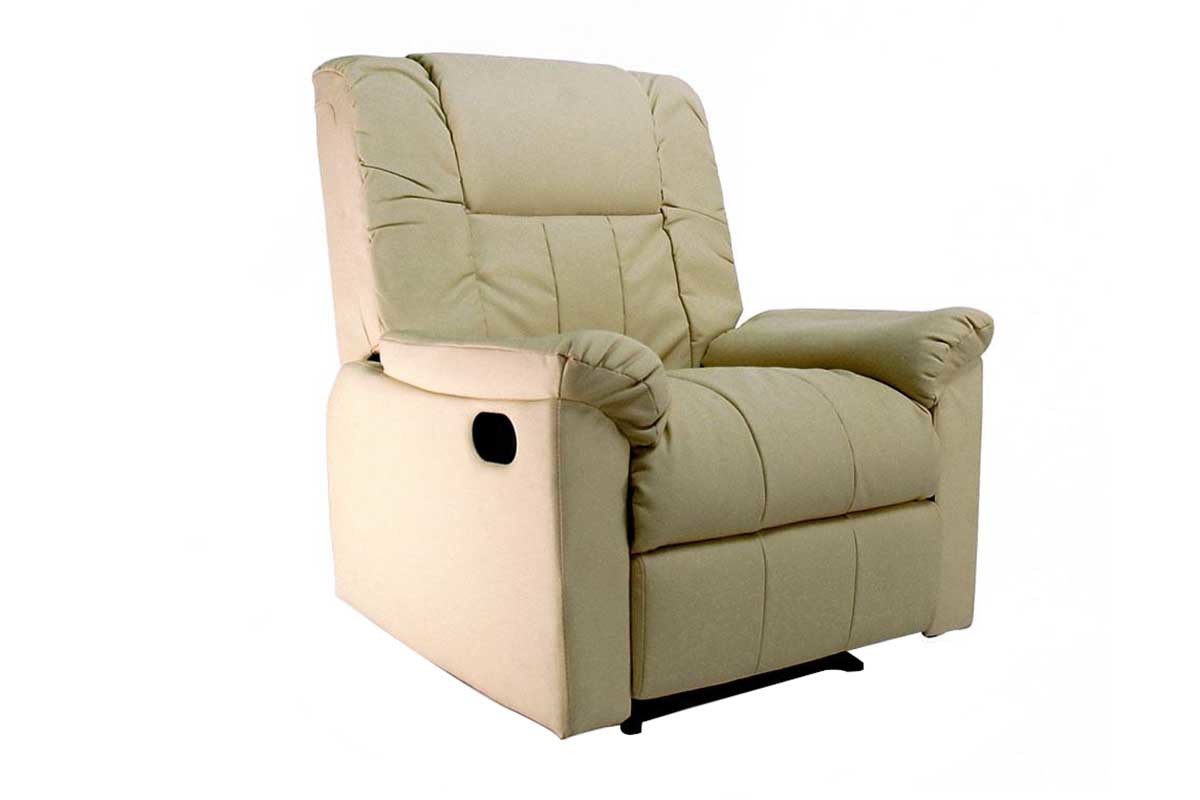 Fauteuil relax manuel ivoire Joey