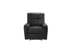 Fauteuil relax noir manuel Joey