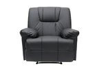 Fauteuil relax noir manuel Ross