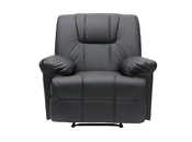 Fauteuil relax noir manuel Ross