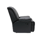 Fauteuil relax noir manuel Ross