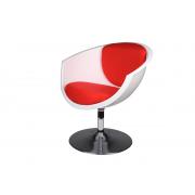 Fauteuil / si&egrave;ge blanc et rouge NEW GROOVY  image 1