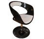 Fauteuil / si&egrave;ge noir et blanc GROOVY  image 1